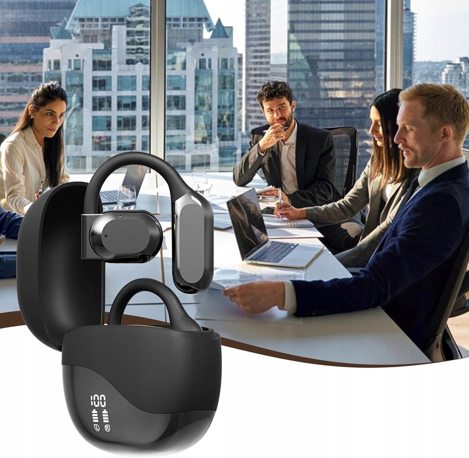 BT 5.3 Wireless Headphone Translator AI On-Ear Translator Packaging status original