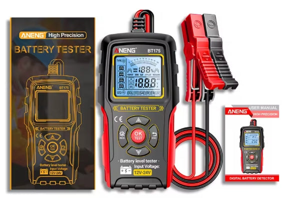 BT175 battery tester 12V/24V LCD ANENG