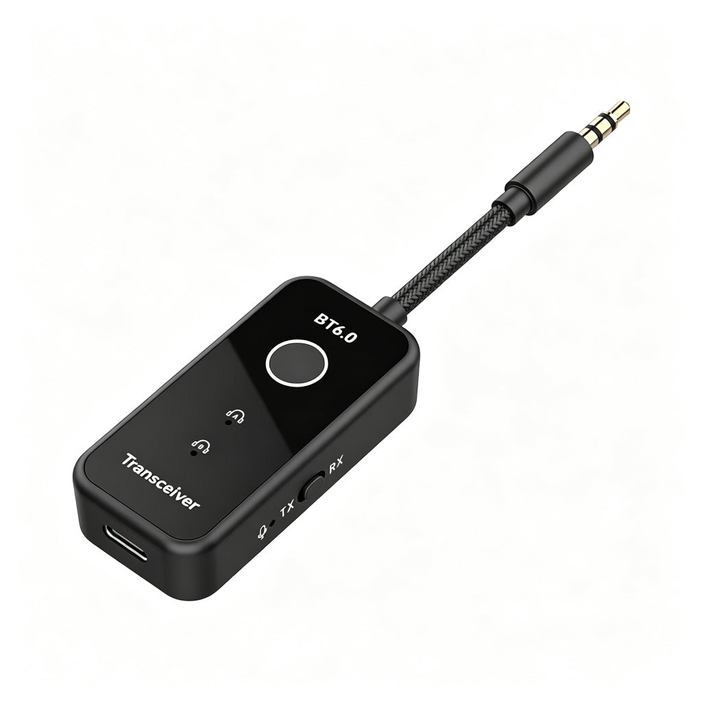 BT6.0 Bluetooth Receiver Transmitter 2-in-1 Car Audio Adapter AAC SBC Manufacturer code BT200