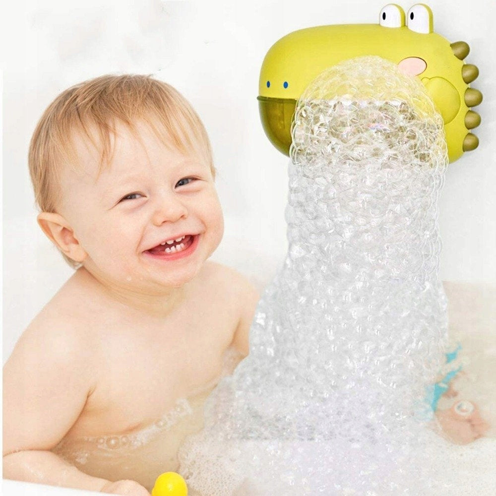BUBBLE DINOSAUR DINO BATH MACHINE FOR MAKING FOAM IN THE BATH GAME