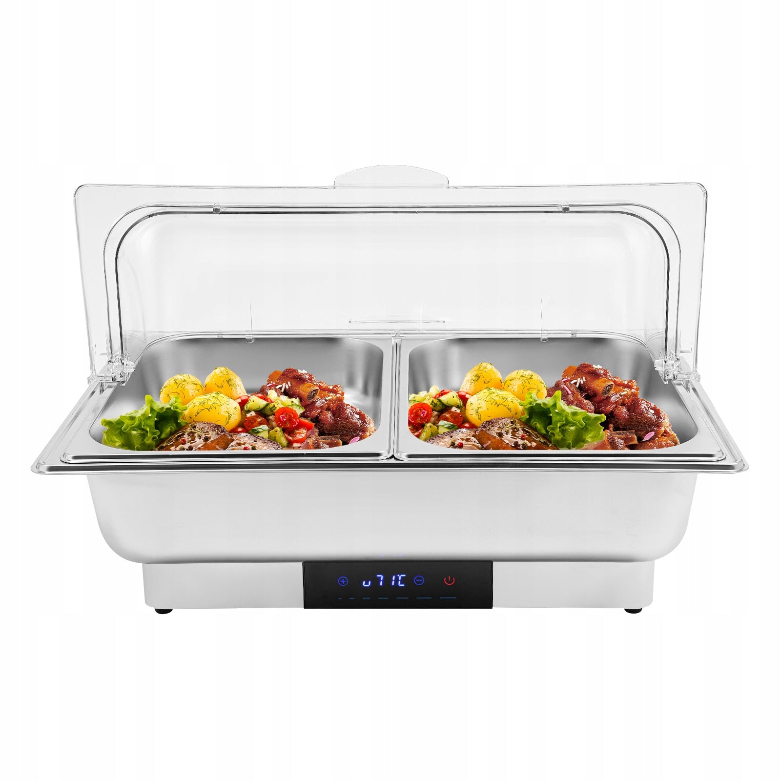 BUFFET FOOD HEATER WITH LED TEMPERATURE CONTROL 9L