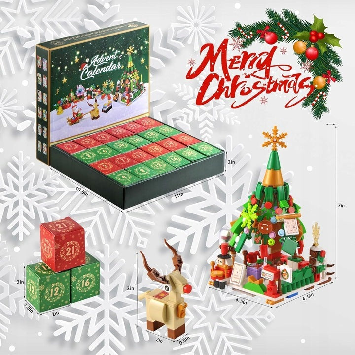 BUILDING BLOCKS 24 ELEMENTS BLOCKS FOR CHILDREN ASSEMBLY SET Packaging status original