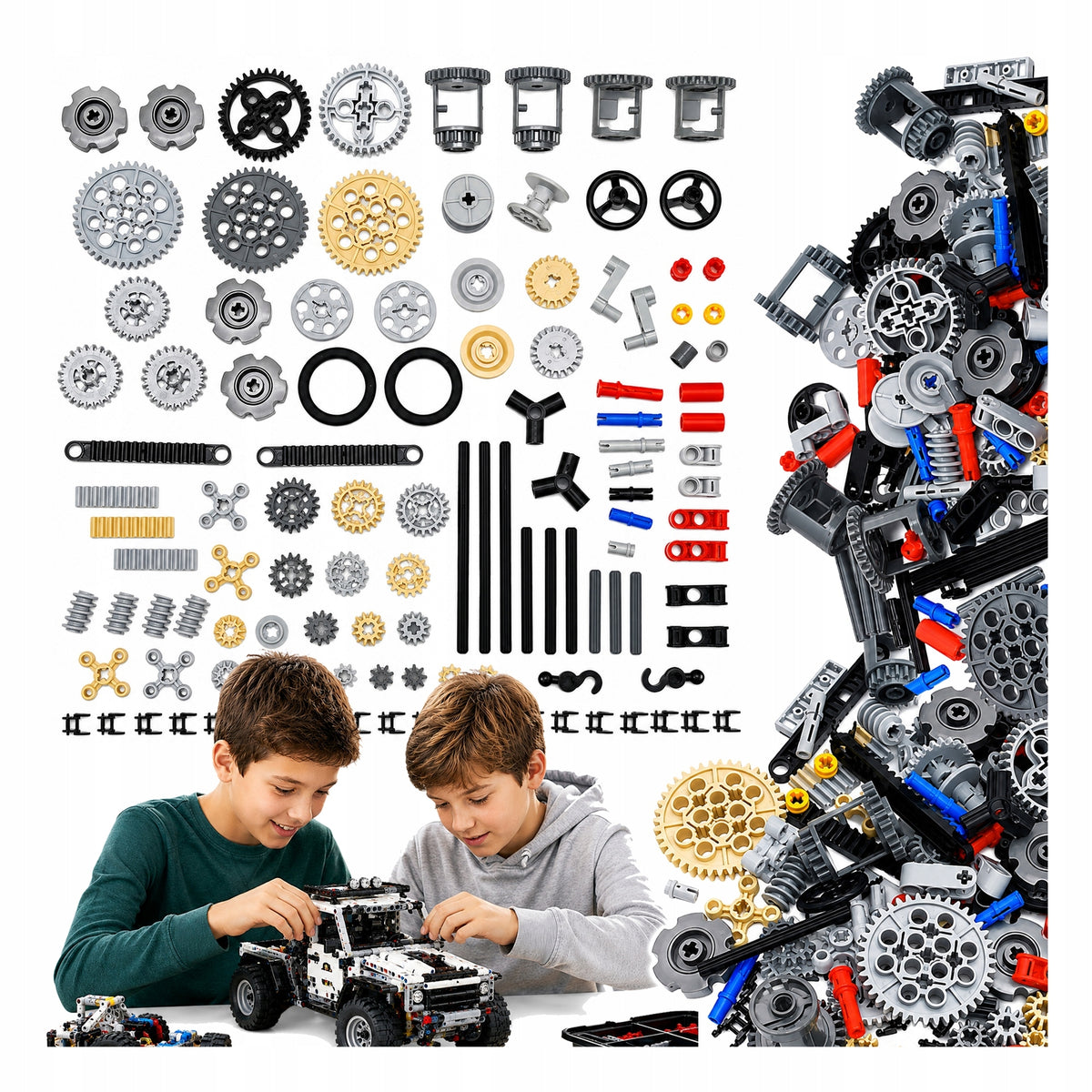 BUILDING BLOCKS TECHNICAL CONSTRUCTION MODES JOINTS SNAILS 116EL BOY'S DAY Manufacturer code 0086030