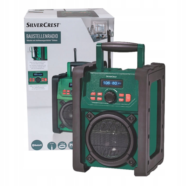 BUILDING RADIO bluetooth DAB +, batteries, power supply