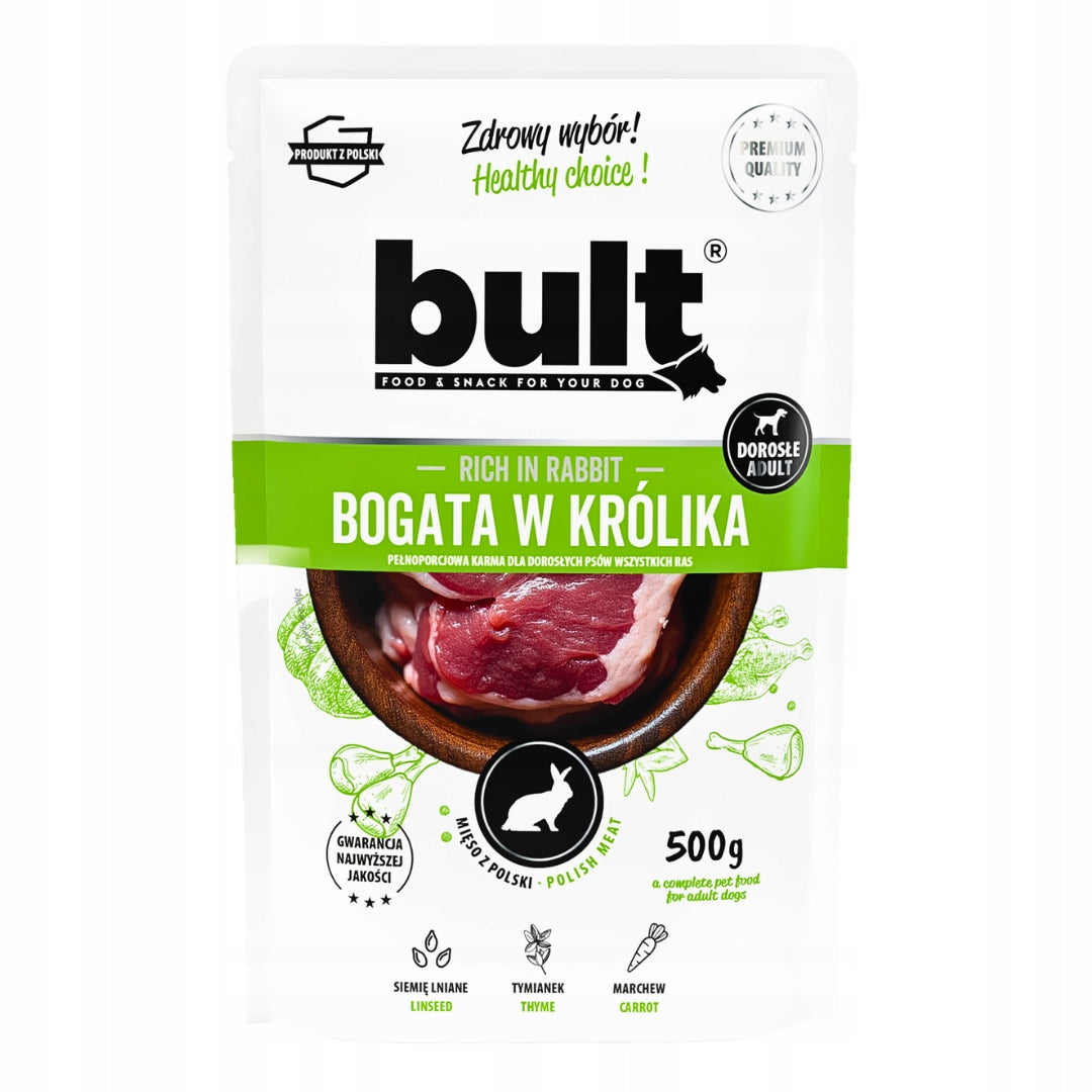 BULT Wet Dog Food GREAT MIX OF FLAVORS 20x500g Packaging status original