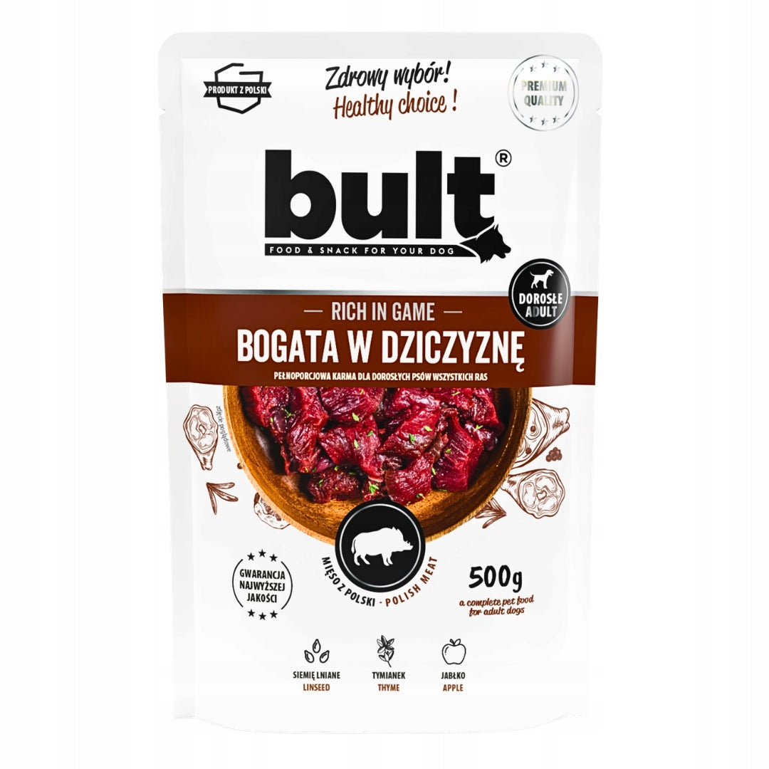 BULT Wet Dog Food Sachet Minc Rich in venison 10x500g Manufacturer code 5903802476026
