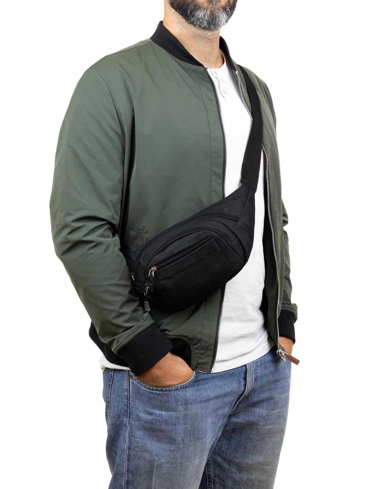 BUM BAG sachet HIP BAG MEN'S ROOMY Alessio Brand Alessio