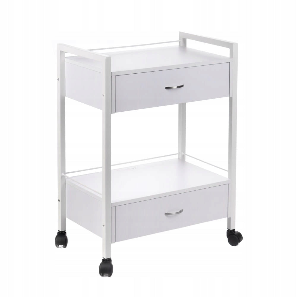 BY-7017 white cosmetic cabinet with drawer