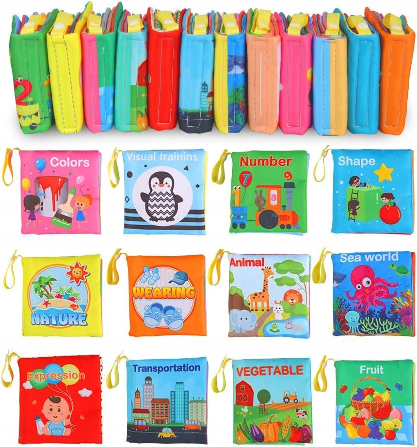 Baby Bath Books Set of 12 Packaging status original