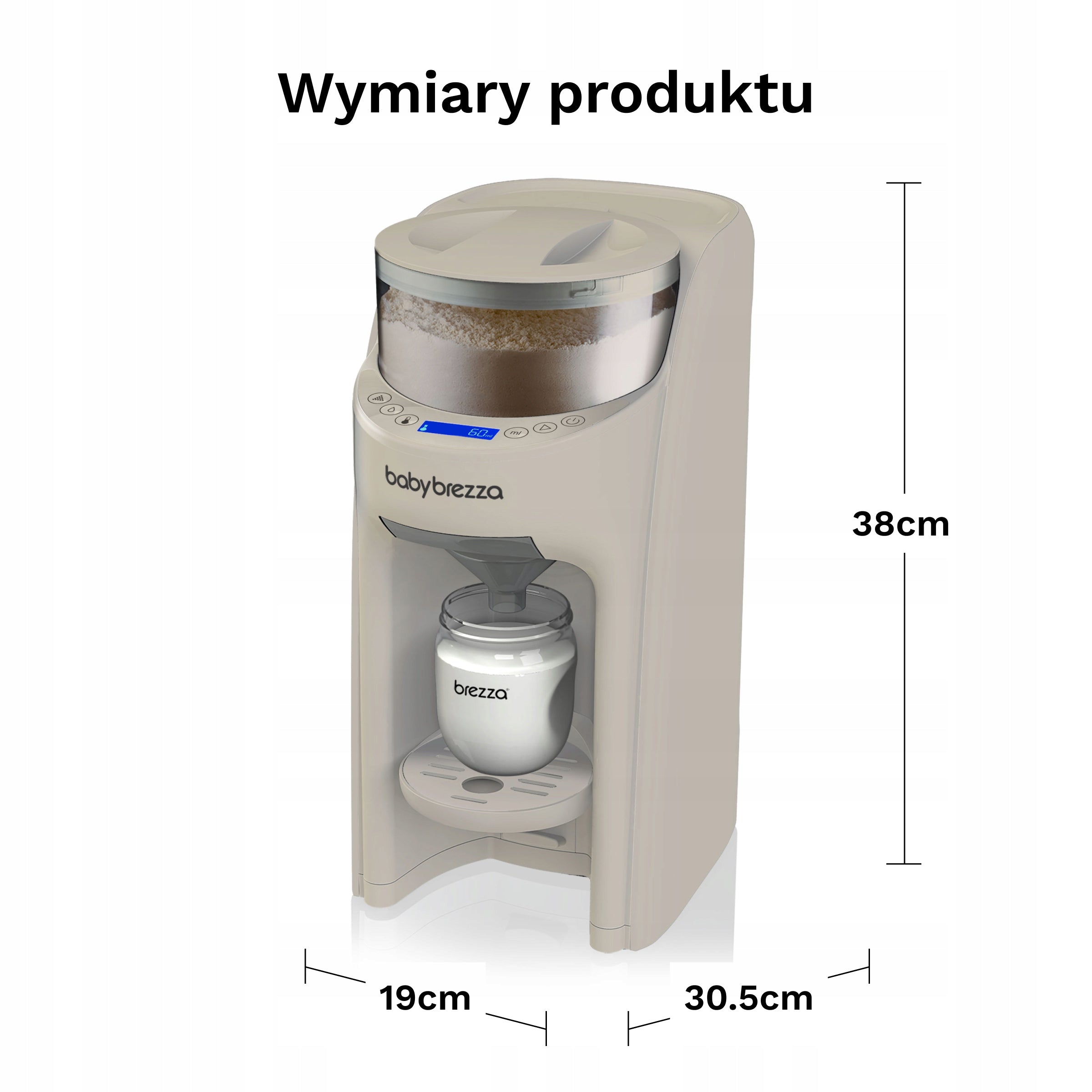 Baby Brezza Formula Pro Advanced Oat/Beige Brand Baby Brezza