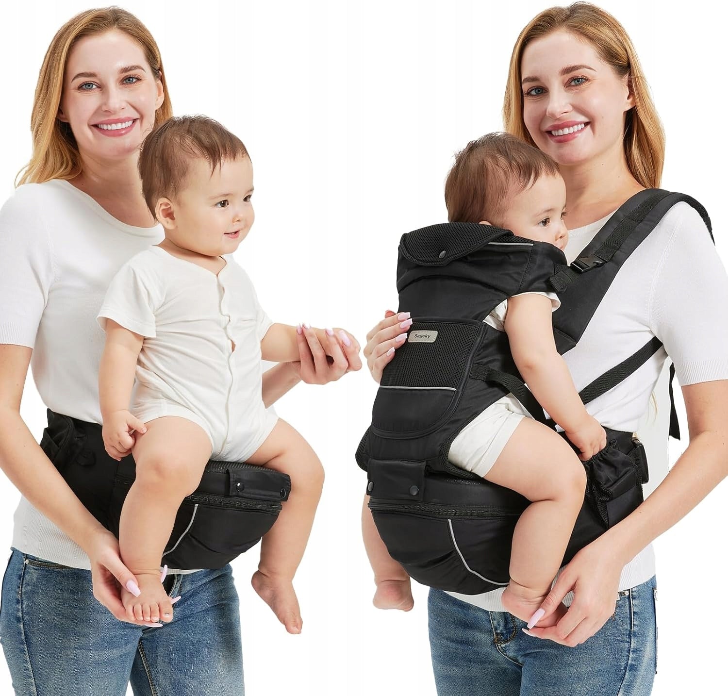Baby Carrier 2in1 Carrier with hip seat up to 20KG 3G7