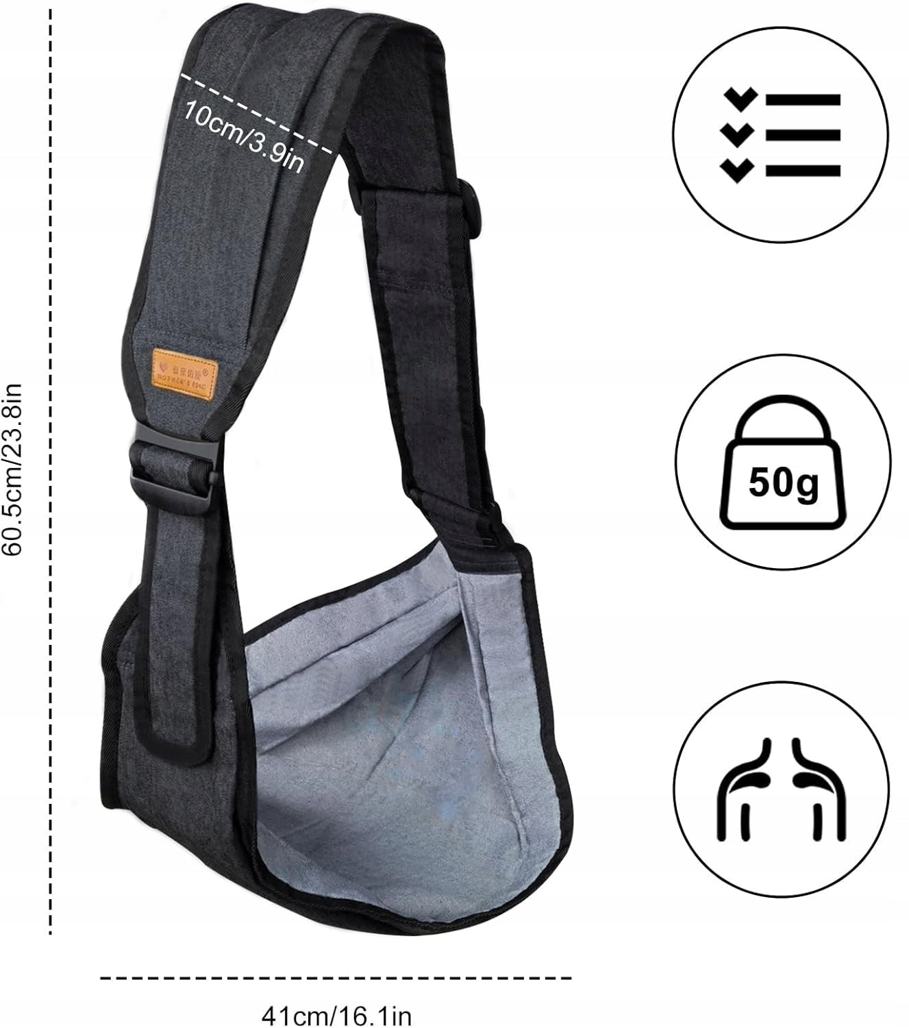 Baby Carrier Adjustable Strap Non-Slip Seat Manufacturer code Nosidełko dla małych dzieci z boku