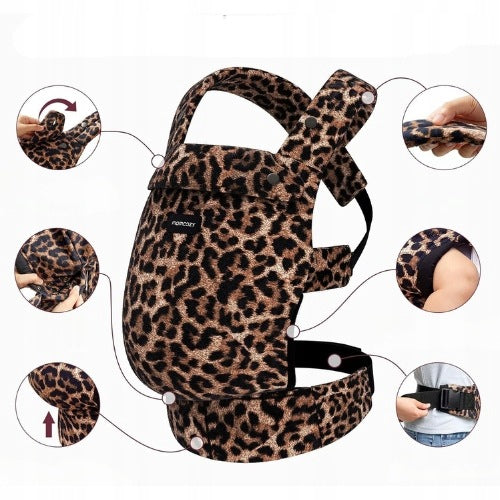 Baby Carrier Momcozy 3-24 months Ergonomic Breathable Leopard Brand Momcozy