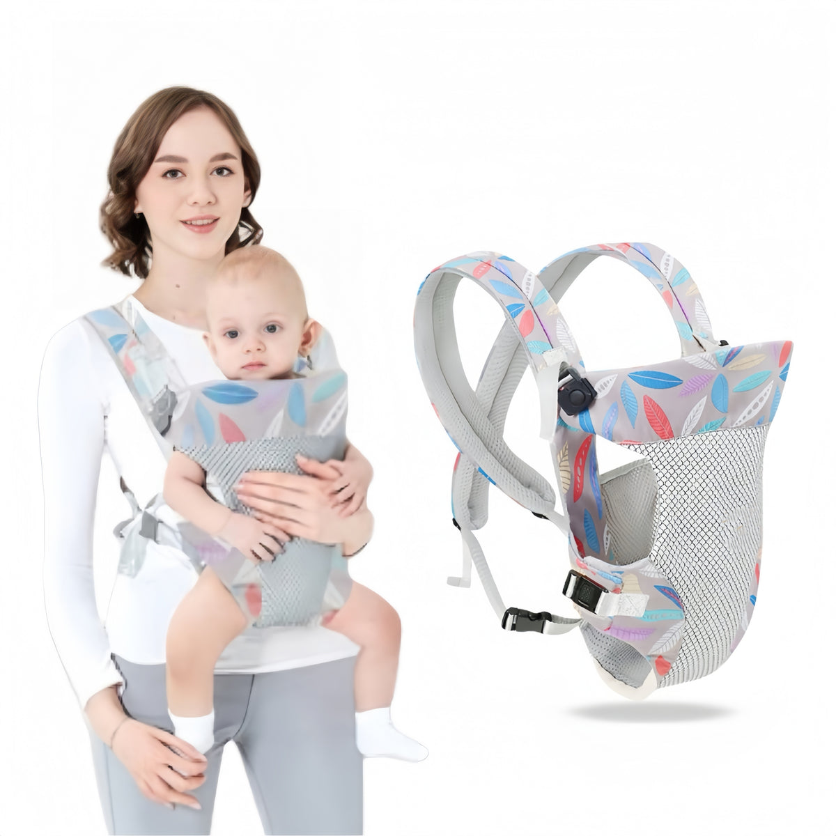 Baby Carrier Wrap Convertible 4 in 1 Multifunctional 15KG