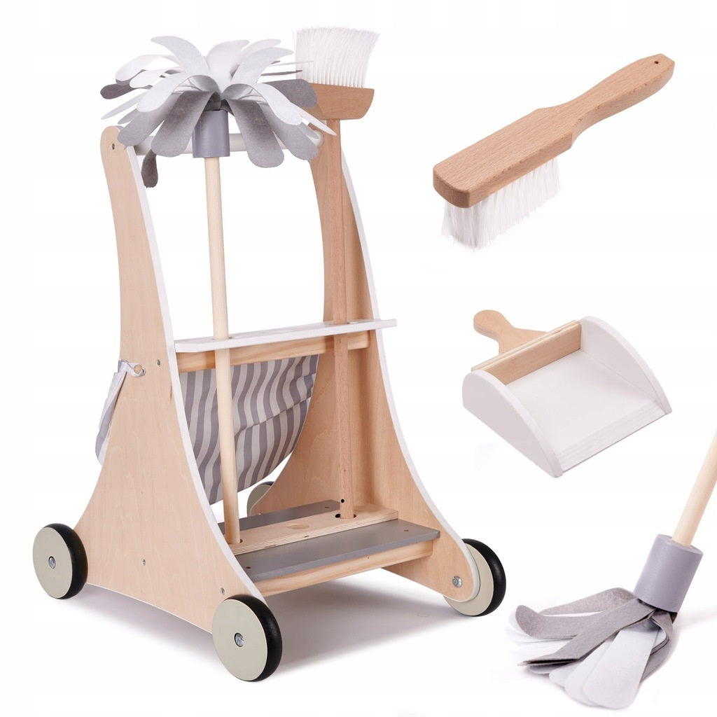 Baby Cleaning Kit with Mop, Broom, Spatula and Accessories