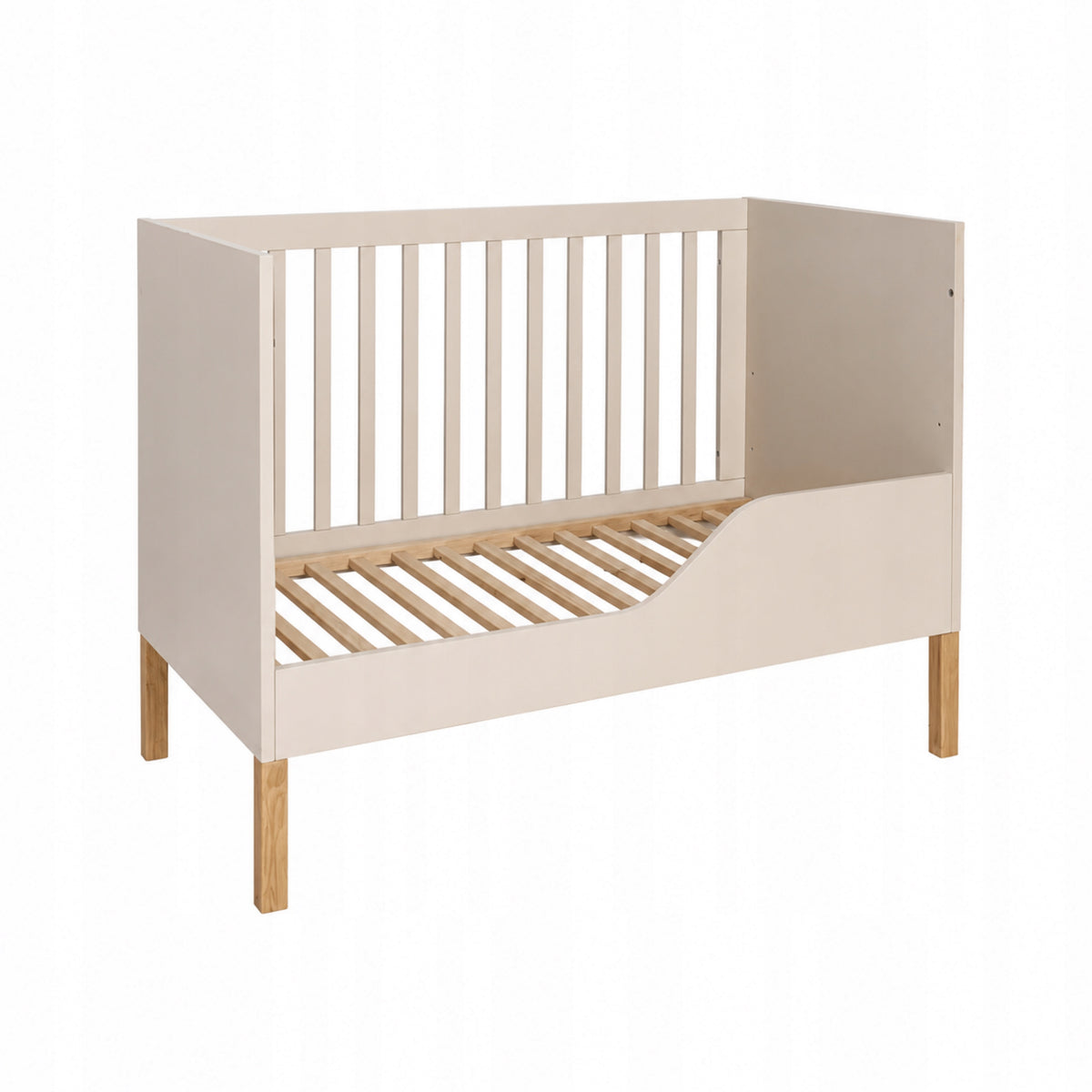Baby Cot Sofa 2in1 with Pull-out Rungs - 120x60 cm Kashmir Packaging status original