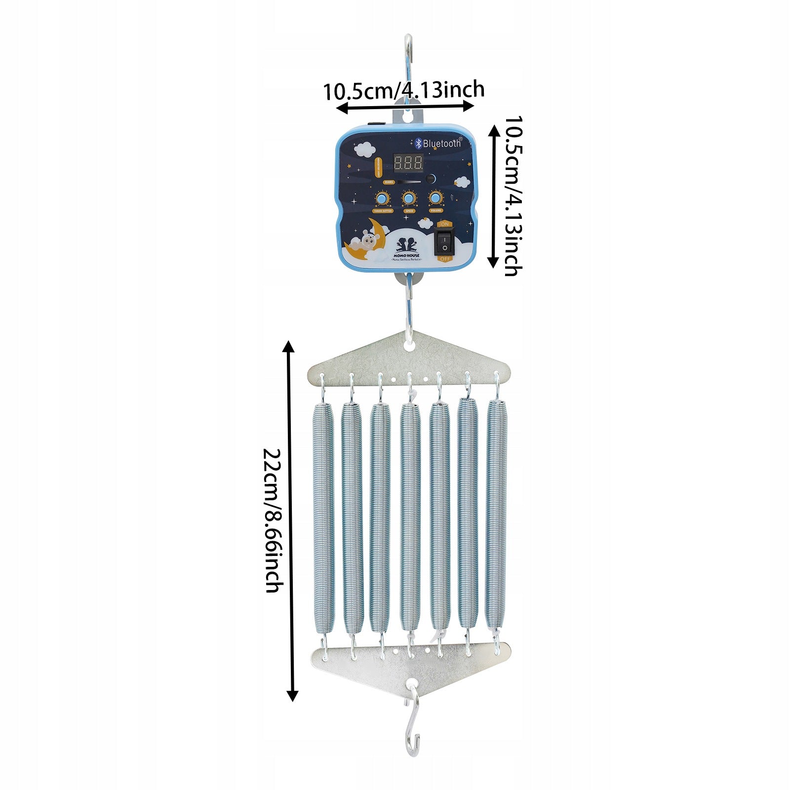 Baby Cradle Controller 9 Speeds 5 Volumes Timer for 0-12 Months 42lbs Packaging status original
