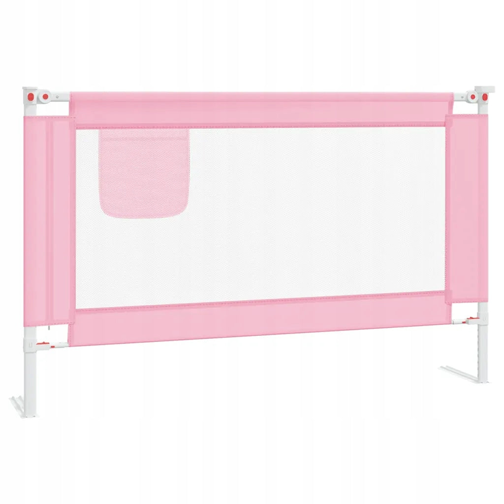 Baby Crib Barrier, Pink, 12