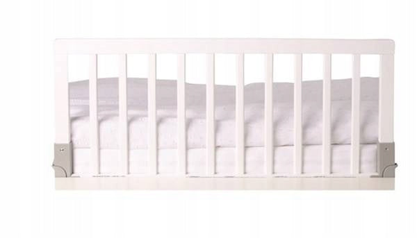 Baby Dan - Wooden protective barrier for bed, white