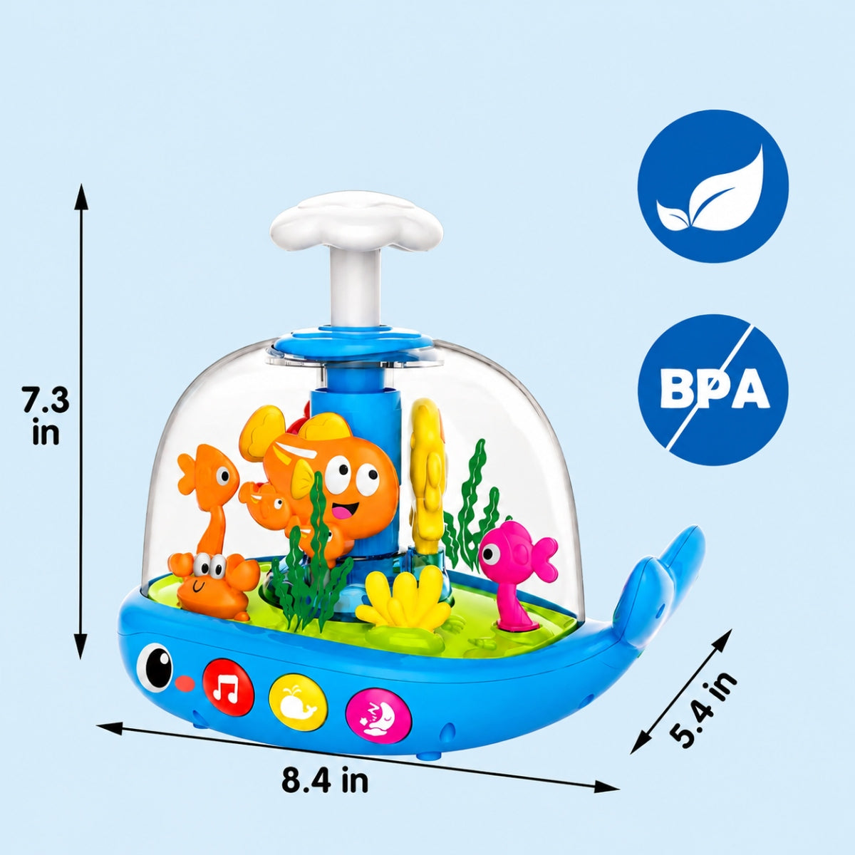 Baby Gift WHALE Interactive Bilingual 6m+ Brand no brand