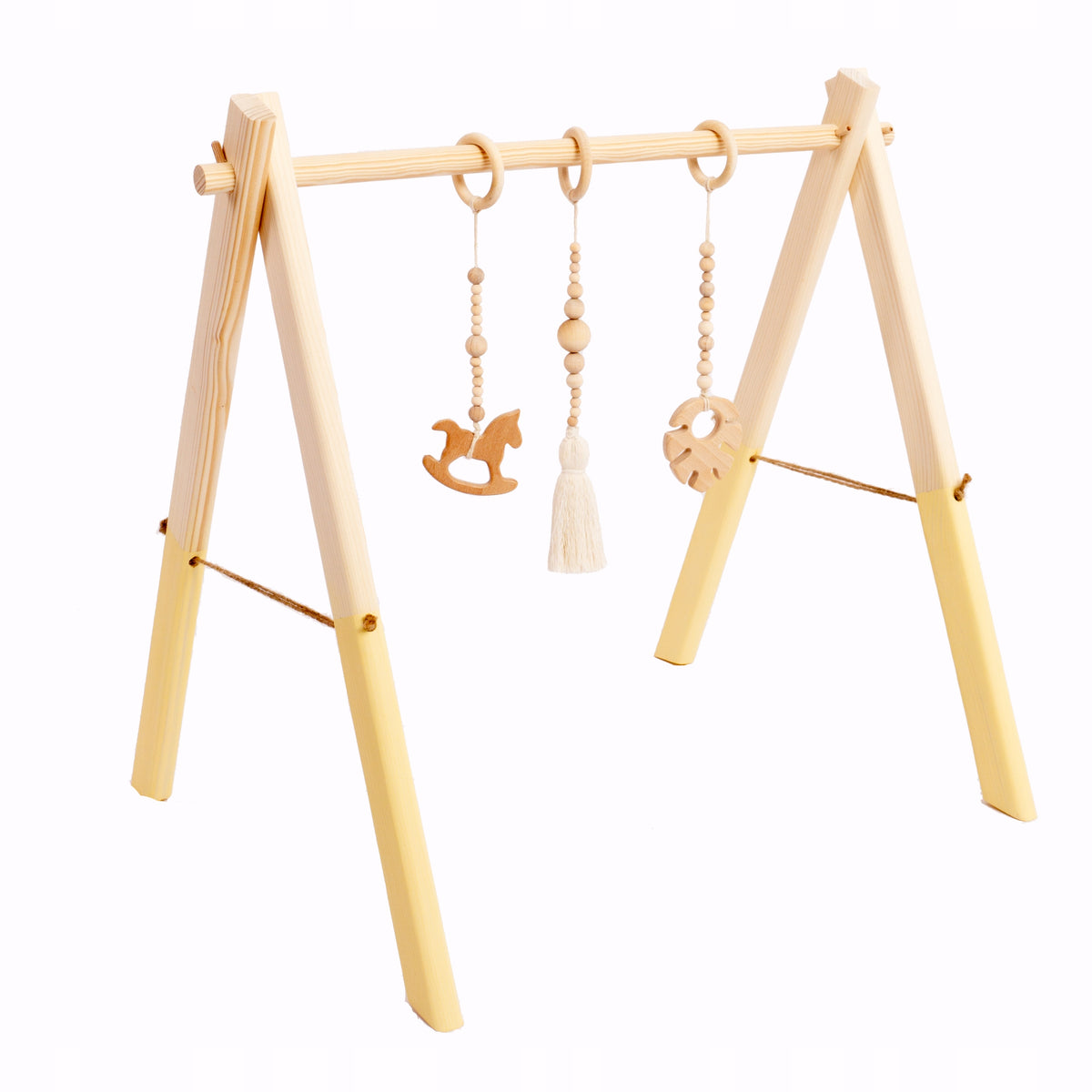 Baby Gym Wooden – Montessori Infant Educational Stand Brand no brand