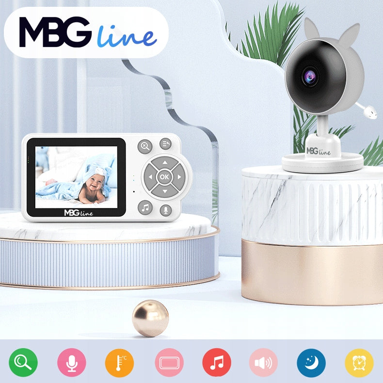 Baby Monitor Electronic Live Camera Night Mode VOX LCD ZOOM Wireless Medical device no