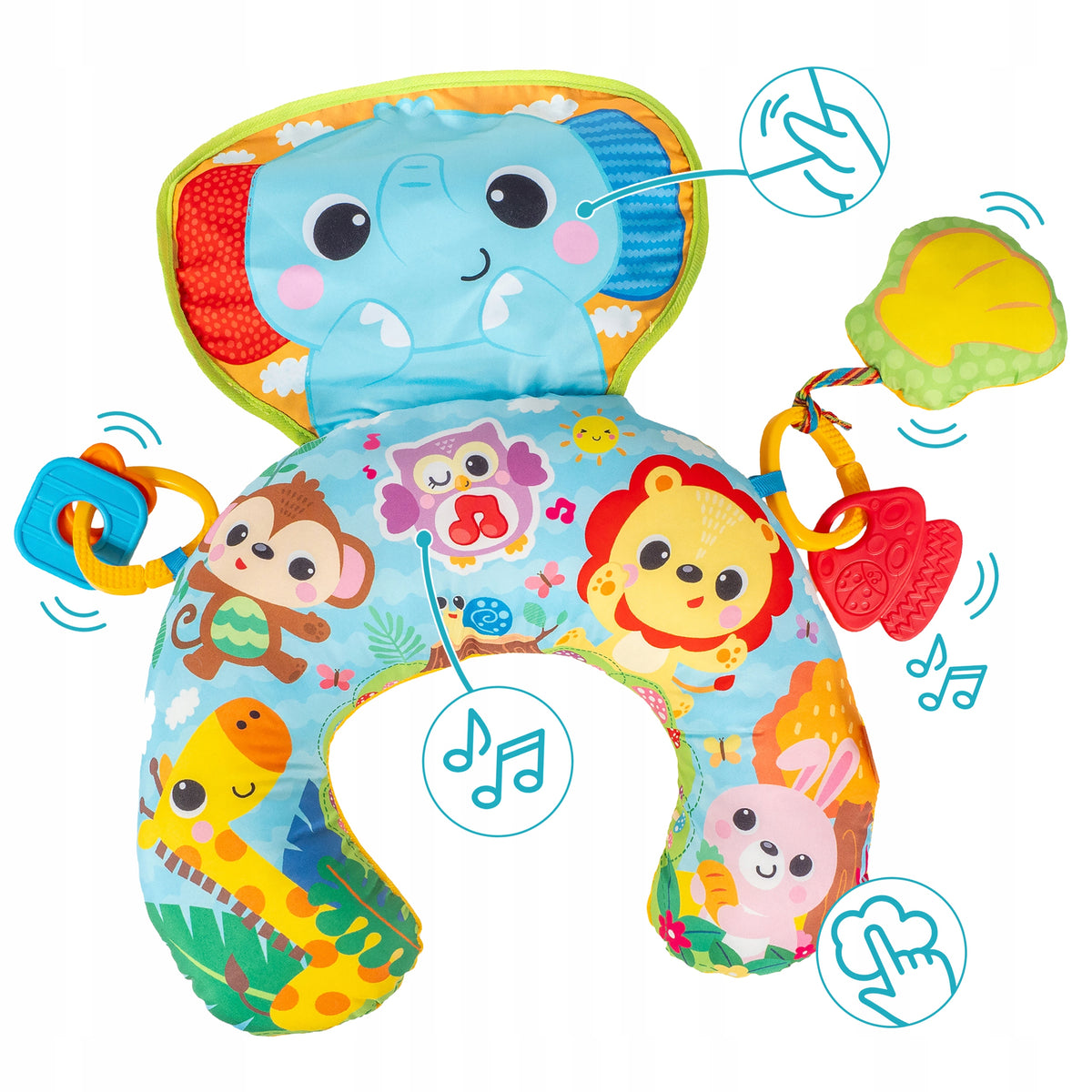 Baby Pillow Interactive Travel Lounger Smily Play Winfun 0+ Brand Smily Play