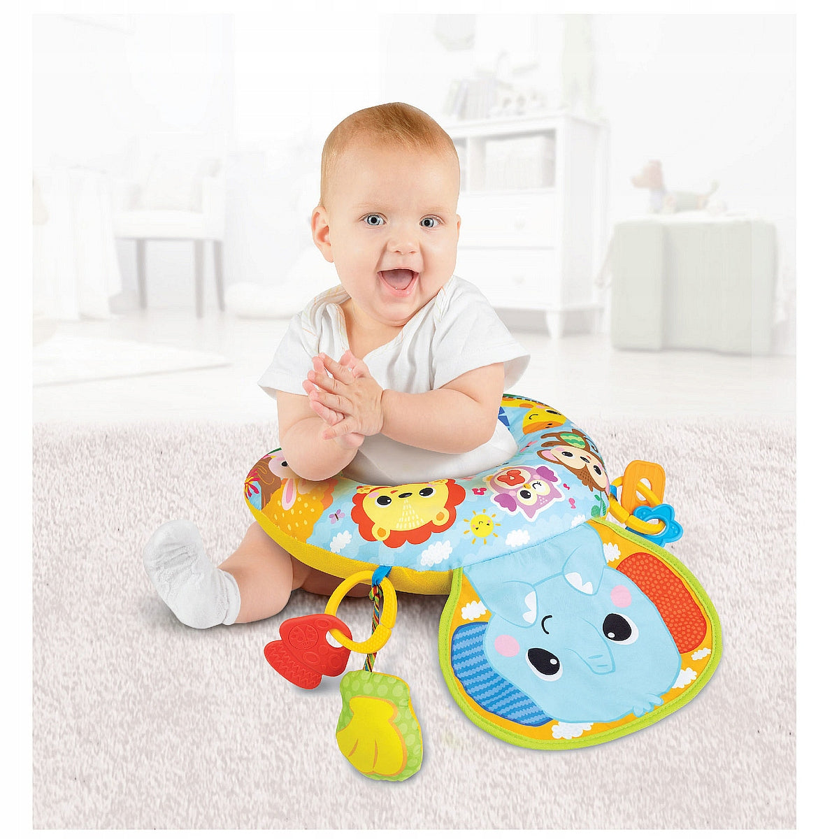 Baby Pillow Interactive Travel Lounger Smily Play Winfun 0+ Packaging status original