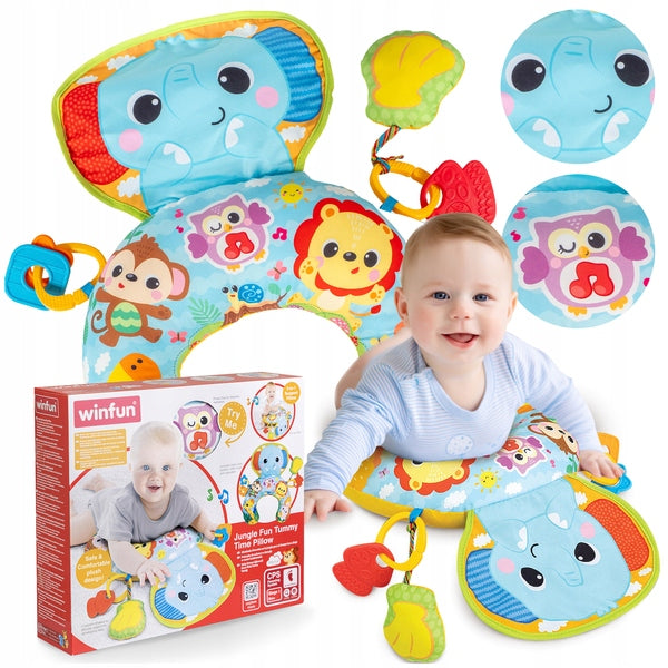 Baby Pillow Interactive Travel Lounger Smily Play Winfun 0+