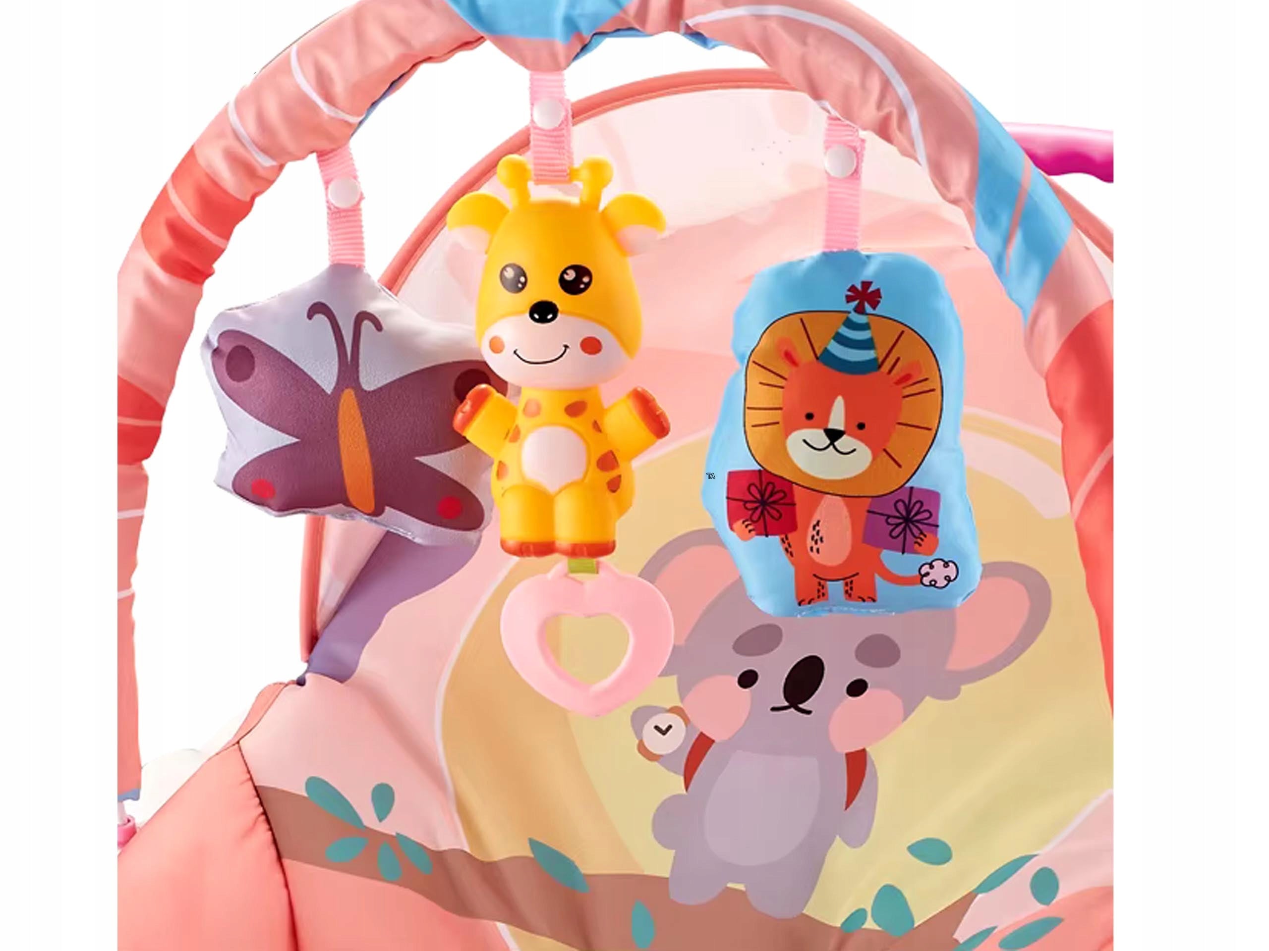 Baby Rocker Cot Crib Cradle Vibration Toys Pink Brand Zutto