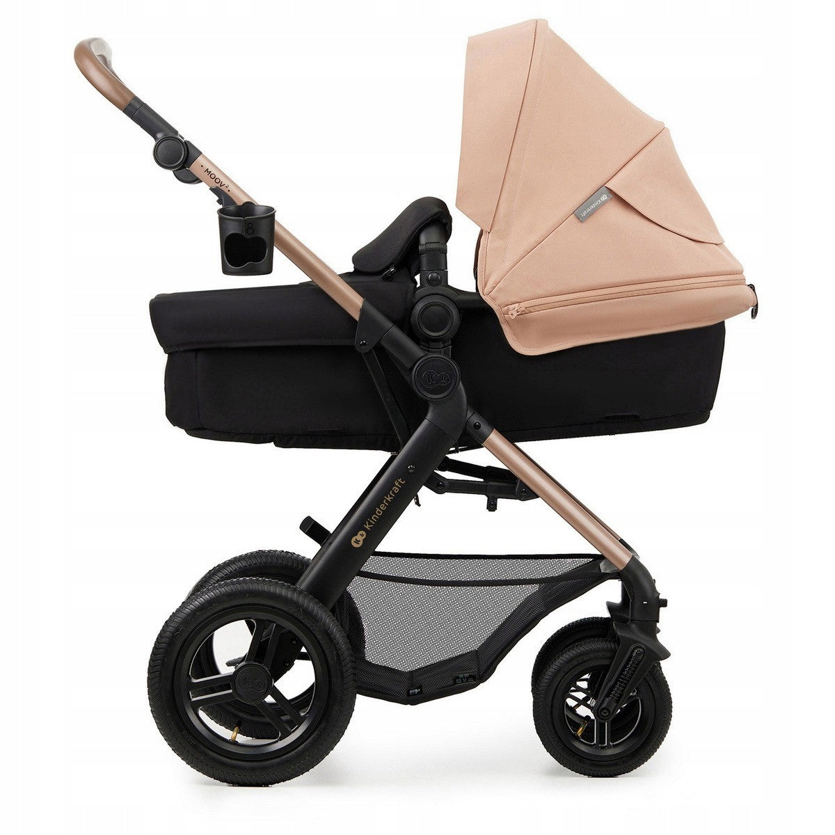Baby Stroller 3in1 Kinderkraft MOOV 2 AIR Seat Multifunctional Beige Manufacturer code KSMOOV02BEG0000