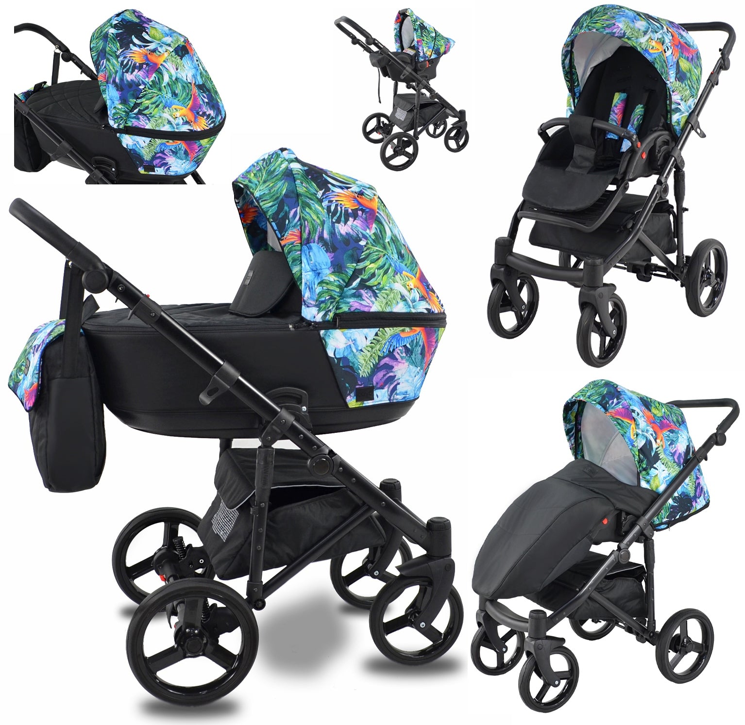 Baby Stroller Cavo Premium 3in1 Multifunctional Stroller Seat Accessories