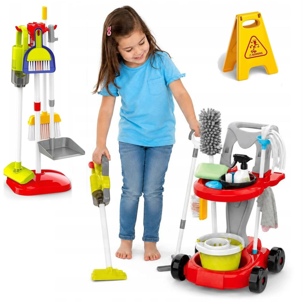 Baby Stroller Cleaning Kit 3in1 Educational Mop Brush Gift