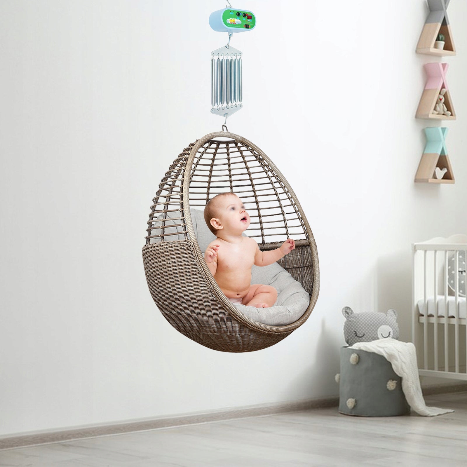 Baby Swing Controller 10-Speeds 240min Timer 44lbs for 0-12 Months Brand no brand