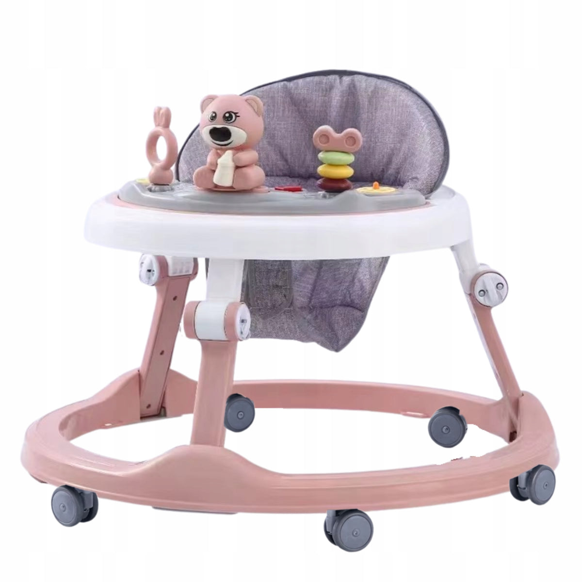Baby Walker Folding Interactive Ride with Sound Bear Colors Manufacturer code CHODZIK JEŹDZIK MIŚ DLA DZIECI KOLORY