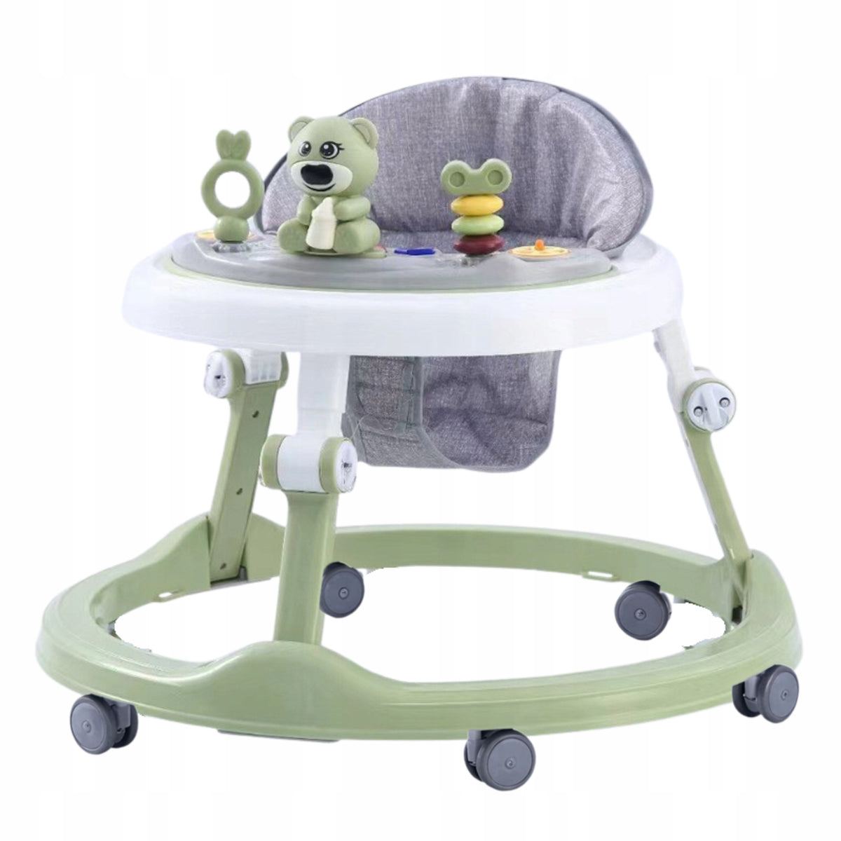 Baby Walker Folding Interactive Ride with Sound Bear Colors
