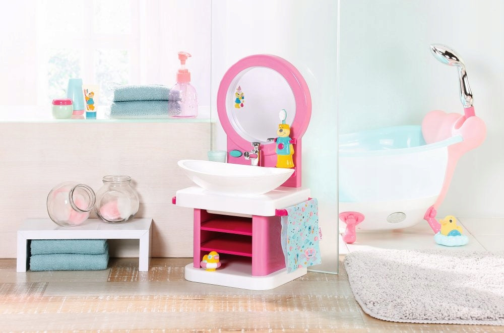 Baby born Interactive Dressing Table Toothbrush Set Washbasin Brand Zapf