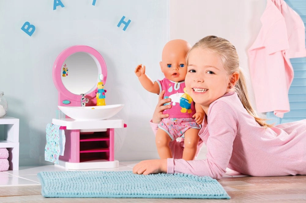 Baby born Interactive Dressing Table Toothbrush Set Washbasin Packaging status original