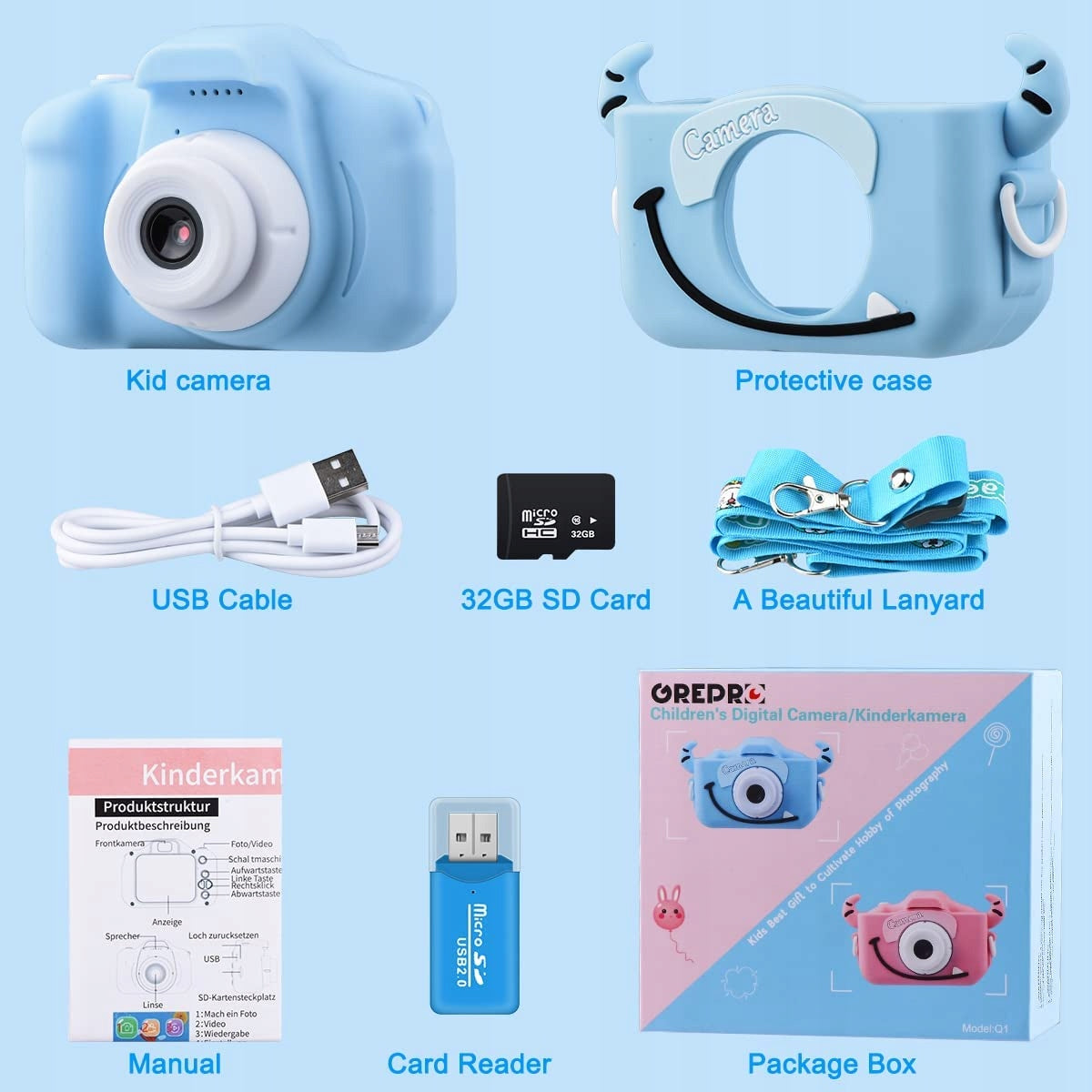 Baby camera GREPRO Q1 5Mpx Brand no brand