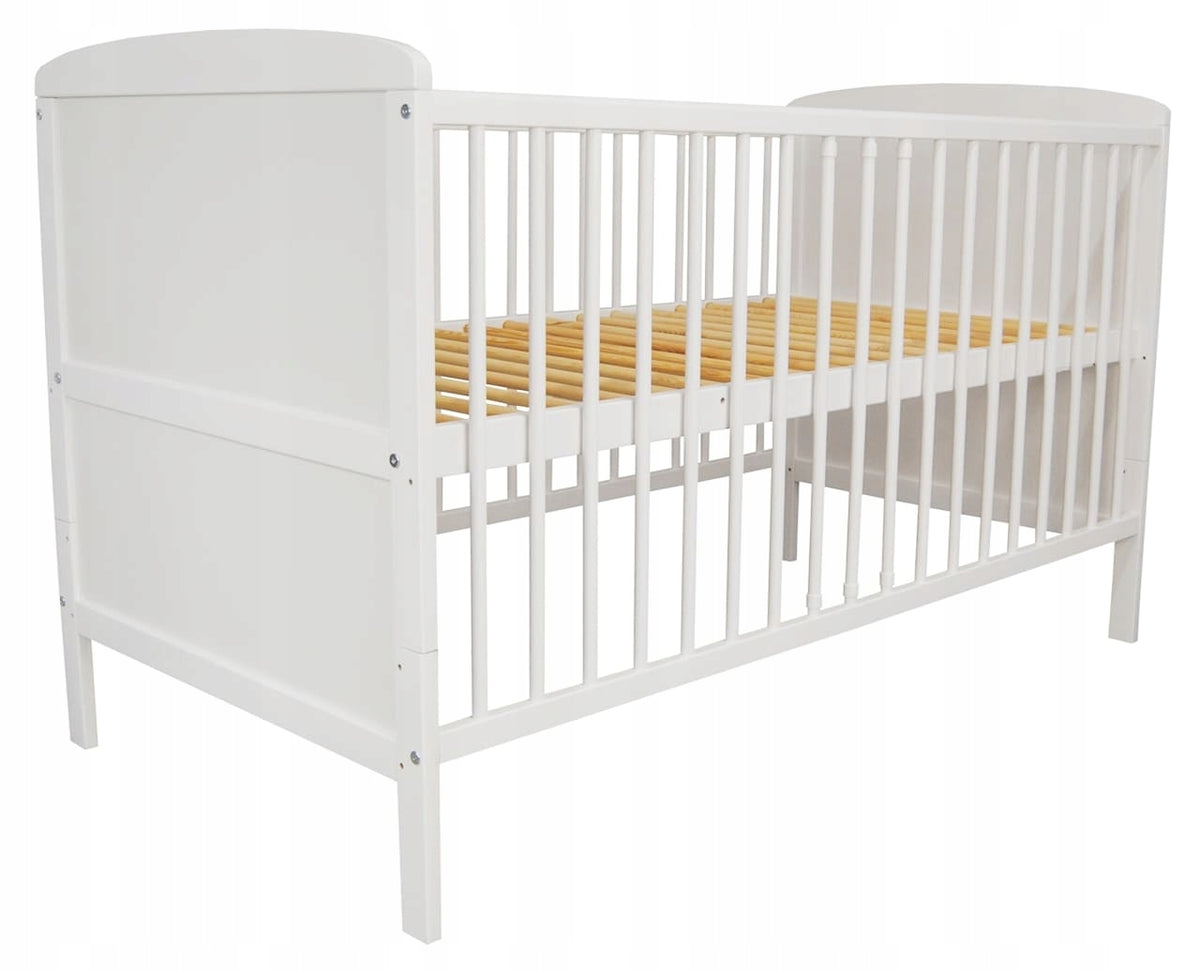 Baby cot couch 3in1 Kacperek white 140x70 cm pine wood Packaging status original