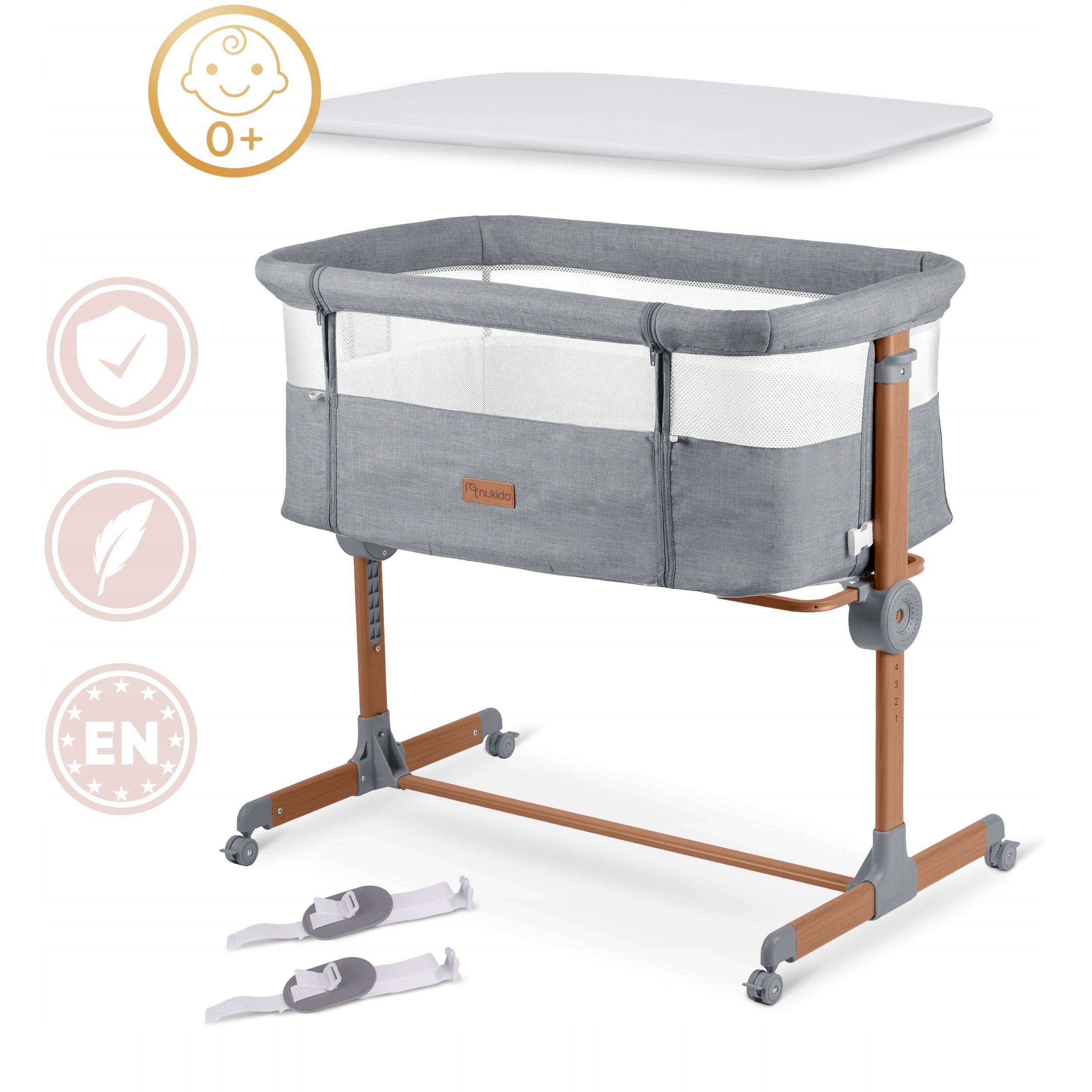 Baby cot folding tourist baby delivery Nukido 0-5m 9kg Manufacturer code 724302