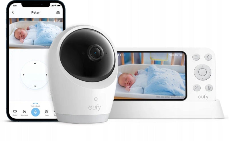 Baby monitor Anker Eufy E21 camera 4K monitor Wi-Fi akum. 5000 mAh