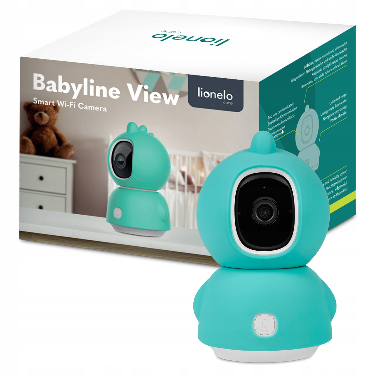 Baby monitor Lionelo Babyline View rotating WiFi camera
