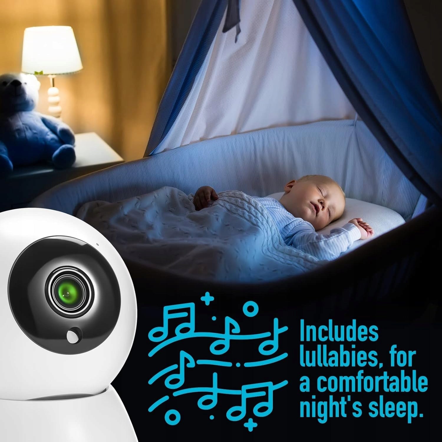 Baby monitor Sainlogic white Brand Sainlogic