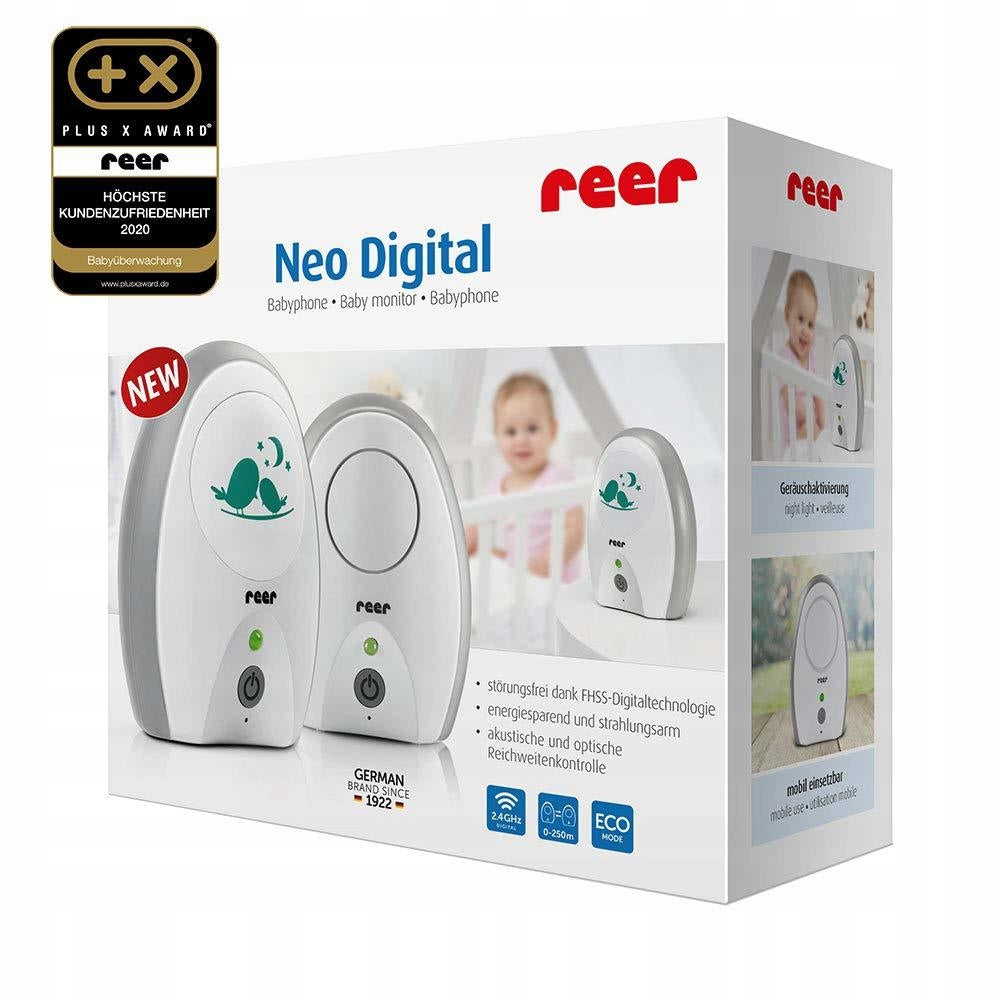 Baby monitor digital audio Reer Neo Digital 250 m, white