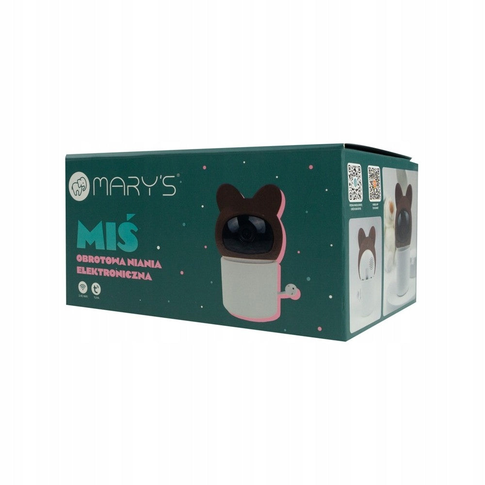 Baby monitor rotating bear brown MARY'S Brand MARY S