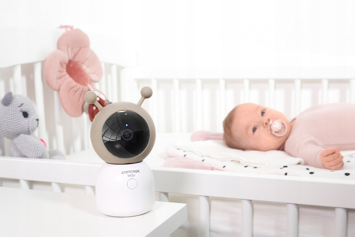 Baby monitor with video and LED lighting KIDO with mobile application