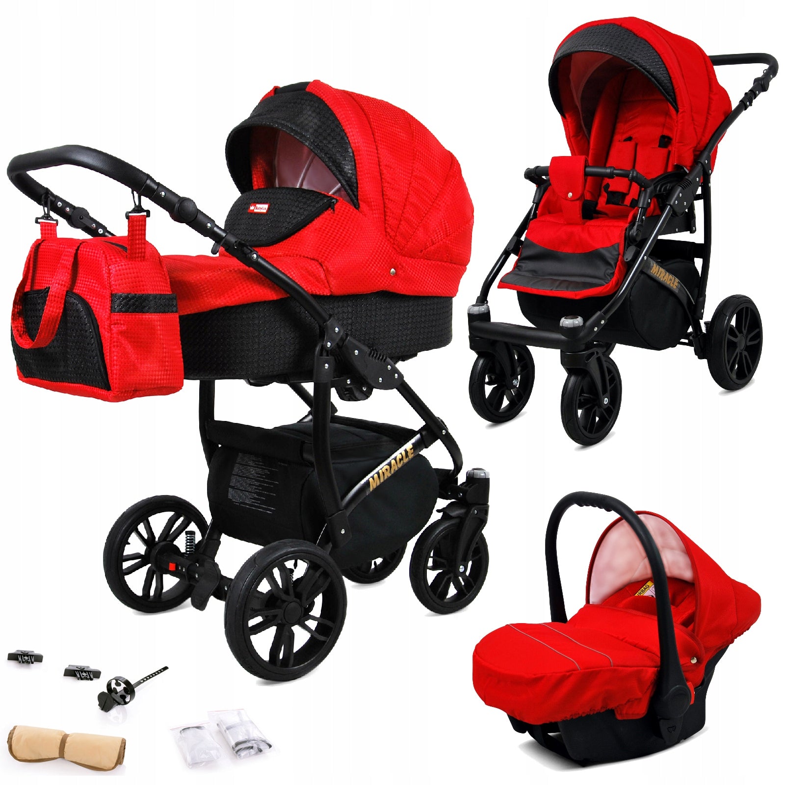 Baby stroller 3in1 BabyLux Miracle stroller gondola car seat