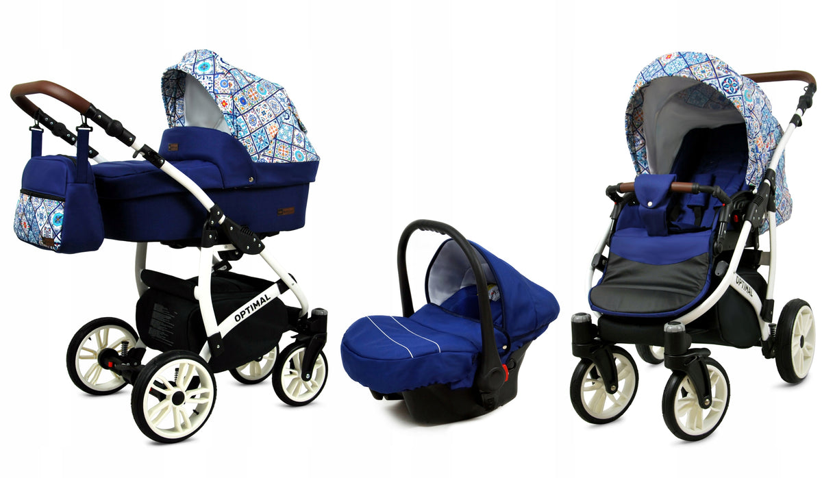 Baby stroller 3in1 BabyLux Optimal stroller gondola car seat Manufacturer code 5903890850630