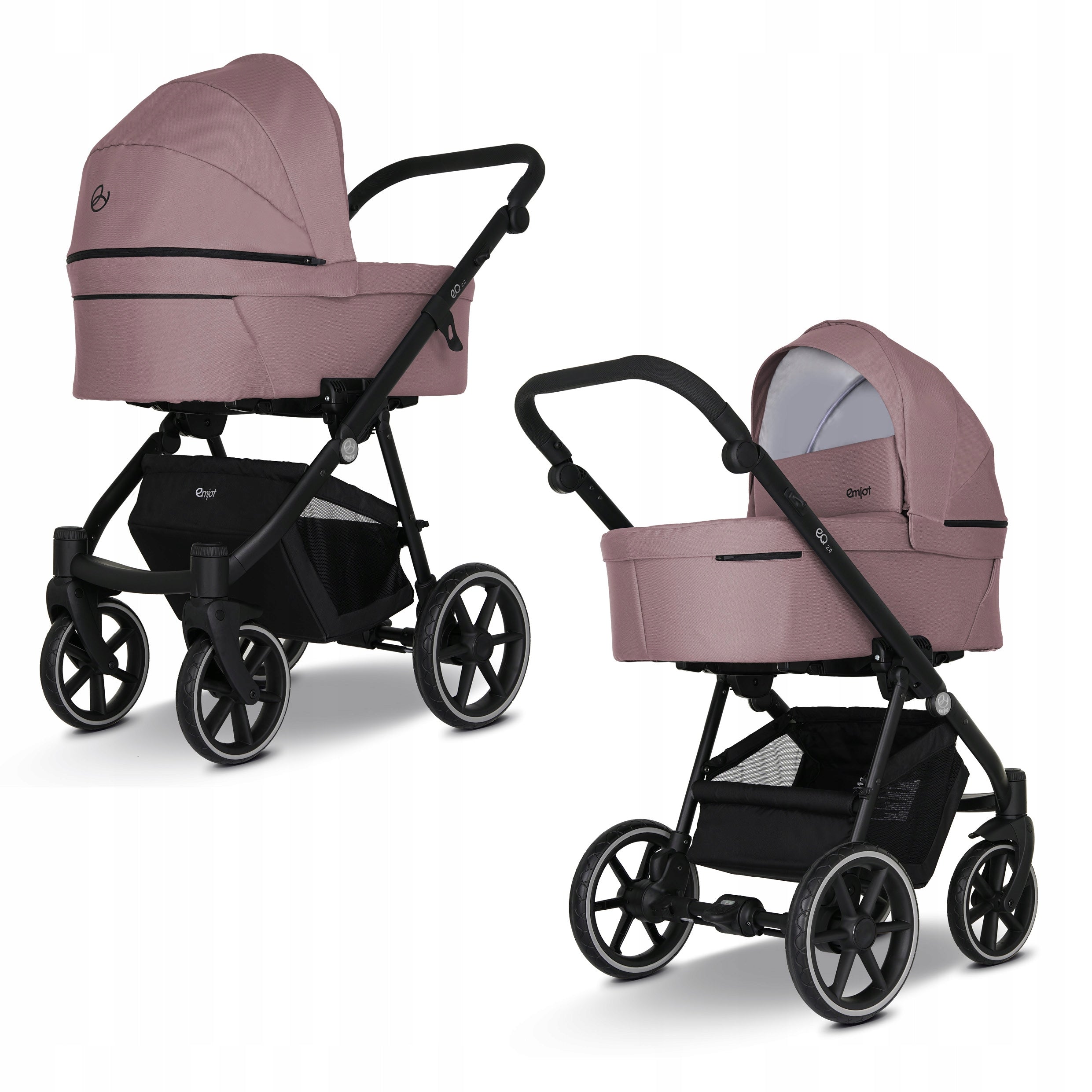 Baby stroller 3in1 EMJOT EQ 2.0 multifunctional pink accessories f. Cosmo Manufacturer code EMJOT EQ2.0 03 -3w1